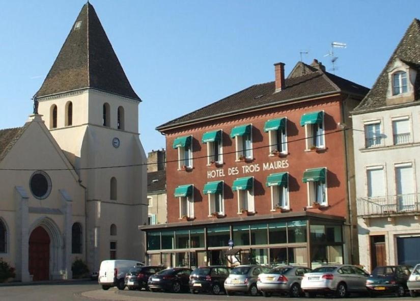 Hotel Les trois maures à Verdun-sur-le-Doubs Extérieur photo